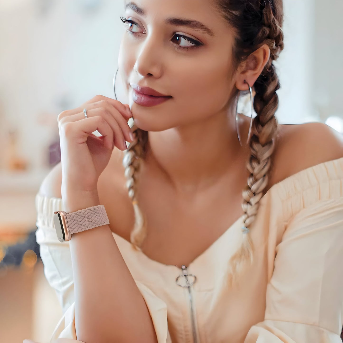 Boucle Unique Tressée